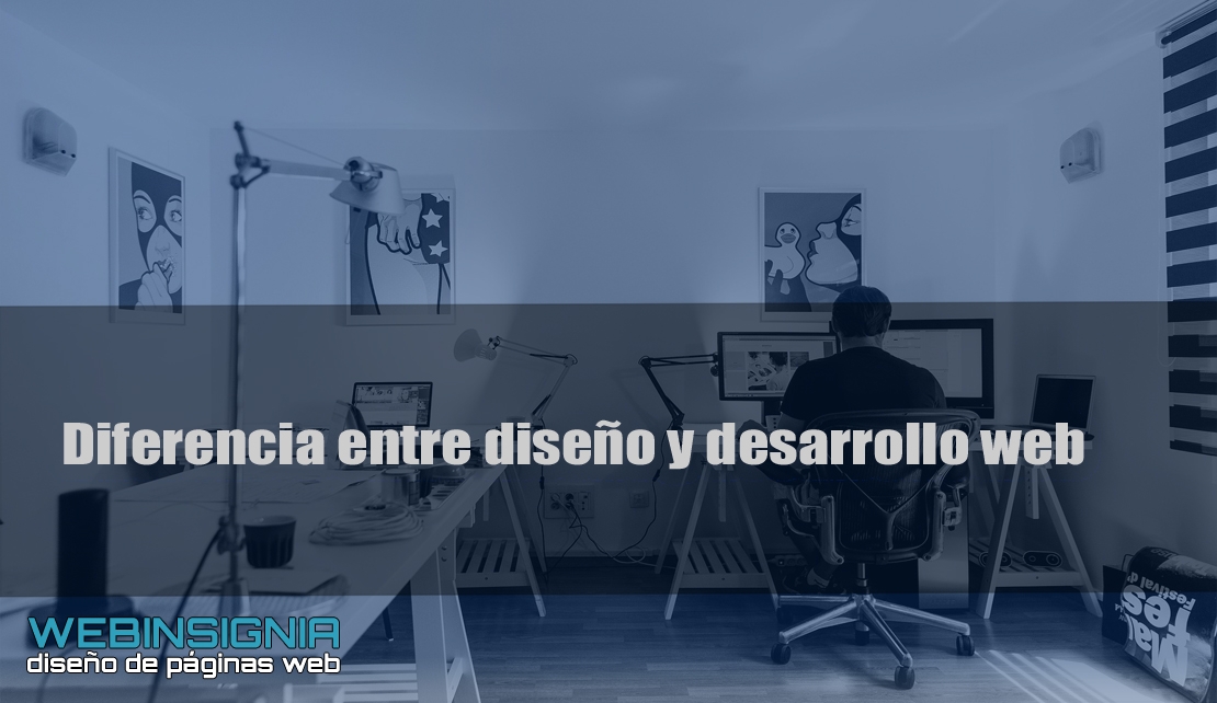 Diferencia entre diseño y desarrollo web