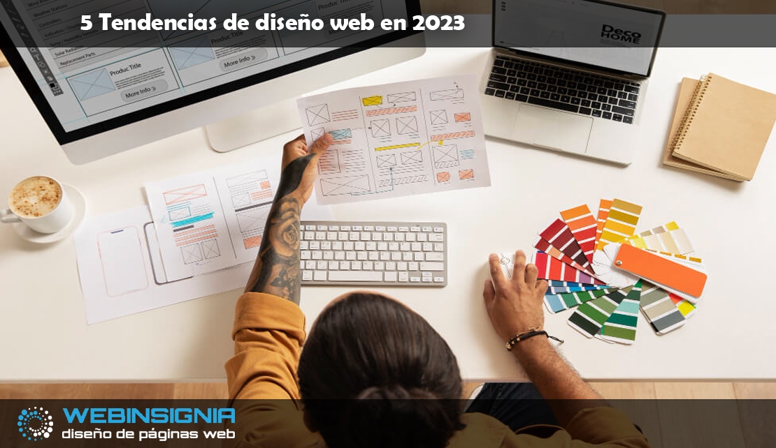 5 Tendencias de diseño web en 2023